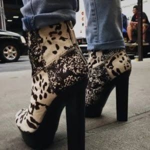 RACHEL ZOE Pamela Calfhair Boots sz 8 NWT and Box